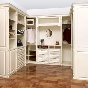 Quảng Châu Nhà Máy 2019 Thiết Kế Mới Phòng Ngủ Closet 5 Sao Khách Sạn Gỗ Tủ Quần Áo Tủ