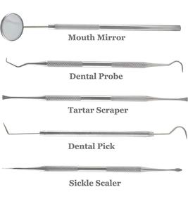 Kit d'hygiène dentaire OEM ODM pour usage personnel, en acier inoxydable réutilisable, pour un nettoyage en profondeur des dents et l'élimination de la plaque dentaire, avec détartreur - Product Image 3