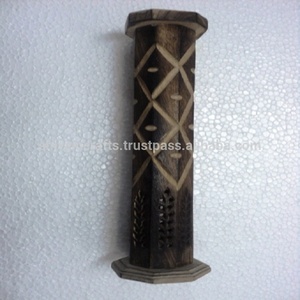 Bâtons d'encens sculptés en forme de mélange de bois de manguier modèle de tour de brûleur pour parfum d'ambiance en gros de l'Inde - Product Image 6