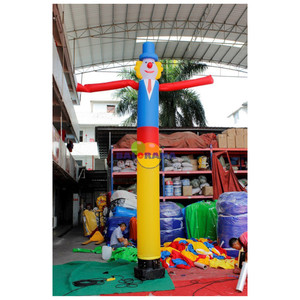 Yellow Sky Man Clown Air Dancer Fly Tube Publicidad Producto inflable - Product Image 1