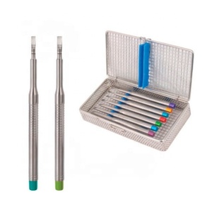 Juego de cinceles para implantes dentales manuales de 7 piezas, instrumentos quirúrgicos de acero inoxidable, juego de cinceles para implantes dentales - Product Image 4