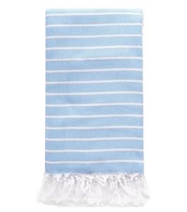 Haute qualité 100% coton 100x180cm hareng os rayé lac turc bain serviette de plage séchage rapide jetable tissé noué à la main - Product Image 6