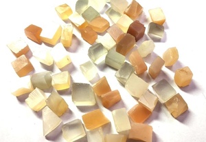 Piedra lunar multicolor natural, forma irregular, sin tratar, piedras preciosas sueltas en bruto, joyería, Piedra en bruto, suministros para hacer joyas - Product Image 2