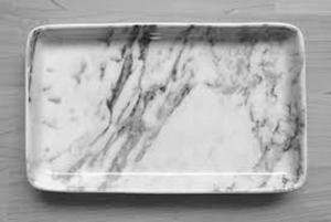 Superficie pulida de placa de mármol natural ecológica personalizada de fábrica con platos y placas de patrón grabado - Product Image 6