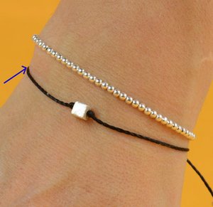 <b>Dice</b> bracelet-Sterling silver Handmade Creations - Product Image 1