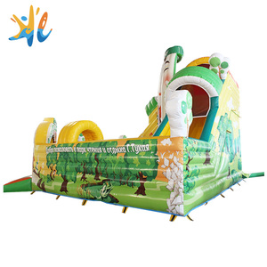 Gorila inflable Castillo, el Dios <span class=keywords><strong>de</strong></span> la riqueza Combo inflable gorila diapositiva - Product Image 6