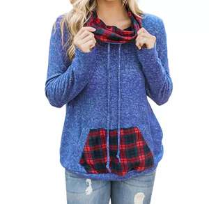 Robe pull-over pour femmes en tricot personnalisé Pull long en coton doux à col roulé arrondi de la collection pour femmes du Bangladesh - Product Image 3