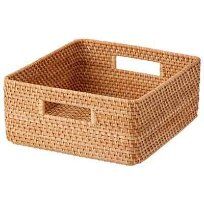 Rattan Stograge Basket / Rattan Laundrybasket/ Rattan Basket for Bathroom (Sandy 0084587176063 WS)