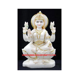 Statue de Laxmi en marbre - Product Image 1