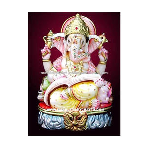 Marble Ganesha Statue <b>Stone</b> Marble Ganesh Idols - Product Image 1