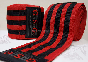 Logo personnalisé jeu de calmar Compression Gym Fitness Compression puissance levage haltérophilie sangles de genou - Product Image 3