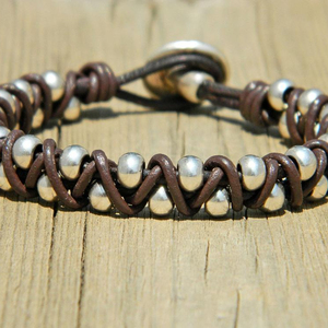 <b>leather</b> wrap <b>bracelet</b>,beaded wrap <b>bracelet</b> - Product Image 1
