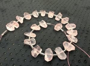 ด้านคุณภาพธรรมชาติโรสควอตซ์พลอยขัดศูนย์เจาะหยาบทำเครื่องประดับสีชมพูวัสดุขายส่ง - Product Image 4