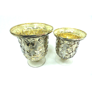 ตกแต่งบ้านเงินปรอทเชิงเทียนแก้วสำหรับงานแต่งงาน/งานปาร์ตี้ - Product Image 5