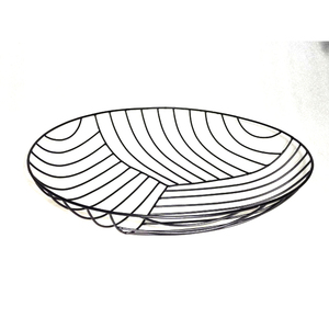 Panier de fruits rond en fer - Product Image 1