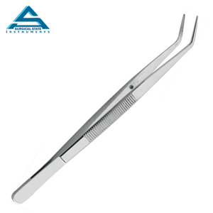 2025 New Design High Quality Polish Stainless Steel Eyebrow Tweezers 90-Degree <b>Covered</b> Pointed Tip From Japan - Product Image 1