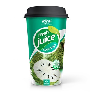 Grossiste 330ml Boîte en aluminium Jus de corossol frais pressé NFC 100% pur Purée de corossol Boisson saine Vietnam - Product Image 5