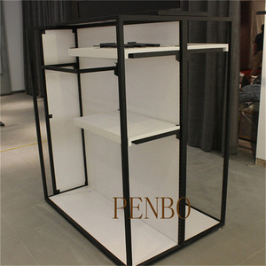 Personalizado venta al por Mayor moderno deber doble carril <span class=keywords><strong>de</strong></span> 4 ropa estante <span class=keywords><strong>de</strong></span> exhibición - Product Image 1