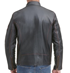 Chaqueta de cuero Premium para hombre, materiales de alta calidad para una apariencia elegante, comodidad y uso durante todo el año para ciclistas - Product Image 2