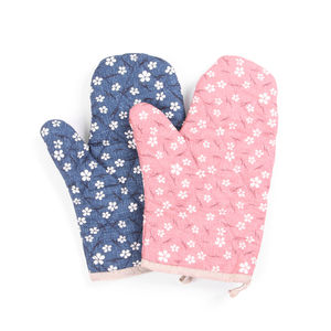 Diseño impreso elegante en guante de horno multicolor con guante de horno de algodón de alta calidad al precio más bajo en la India - Product Image 3