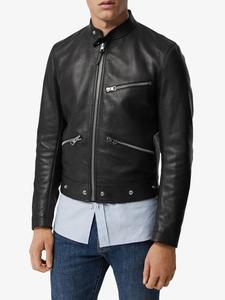 Veste de moto en cuir véritable pour homme, hiver, lavée, à capuche, imperméable, élégante, veste de motard, personnalisation OEM/ODM, vente en gros - Product Image 4
