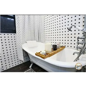 卸売アクリルポータブル小型自立型浴槽半円形浴槽