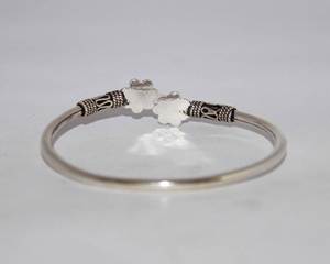 925 Sterling Silver Best Quality Freshwater <b>Pearl</b> Bangle Silver Jewelry for <b>Women</b> Handmade <b>Pearl</b> Bangle Wholesaler - Product Image 3