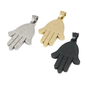 Caliente ojo egipcio de buena suerte Fatima Hamsa mano COLLAR COLGANTE - Product Image 4