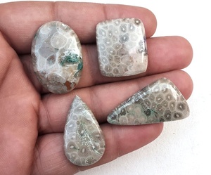 Cabochons de jaspe d'océan naturel de haute qualité pierres précieuses de concepteur lisses multi-formes en vrac pour la fabrication de bijoux en gros - Product Image 4