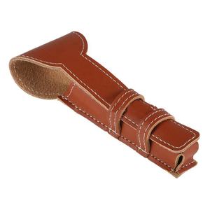 Funda protectora de seguridad portátil para maquinilla de afeitar, funda de viaje de cuero genuino negro - Product Image 3