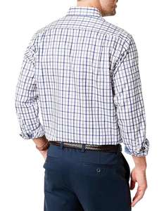 Chemises habillées d'été en coton respirant pour hommes top ventes manches longues grande taille boutonnées violet noir décontracté business smart OEM - Product Image 2