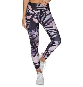 Pantalons de yoga imprimés Squad sans couture pour femmes Pantalons de sport d'exercice minces Leggings de fitness tricotés pour la course à pied - Product Image 6