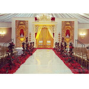 Maravilloso de estilo Bollywood boda del último diseño decoración de escena de boda india matrimonio ceremonia etapa de configuración - Product Image 1