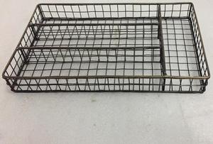 High Quality Brass Plated Metal Wire Mesh <b>Cutlery</b> <b>Basket</b> - Product Image 6