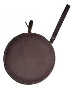 Estuche de joyería de cuero genuino de concha dura - Product Image 5