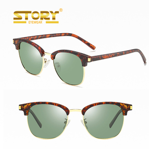 Historia WD201926 marco medio de Europa con espejo gafas de sol polarizadas, los hombres y las mujeres UV400 CE - Product Image 1