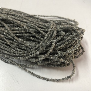 2mm 4mm Naturel Gris Diamants Bruts Non Coupés Puce Perles Lâches Strand Carat Du Fabricant au Prix Usine de Gros Gris Réel - Product Image 1