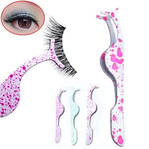 Nouvel ensemble 2026 de pinces à cils en acier inoxydable à finition miroir, durables et réutilisables, pour recourber, appliquer et retirer les extensions de cils - Product Image 1