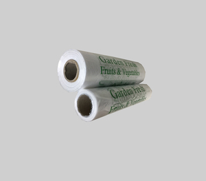 printed plastic bags on roll with paper core made in Vietnam - Product Image 1
