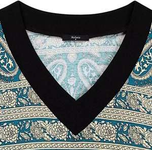 2022 colección de Mujeres de primavera y verano nuevas camisetas casuales con estampado AOP tela de punto de manga corta hecha en Bangladesh - Product Image 4