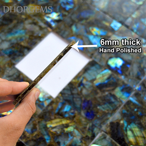 Labradorite Gemstone Tile Labradorite Granite Tile Labradorite Slab Tile Semi Precious Gemstone Slab - Product Image 5