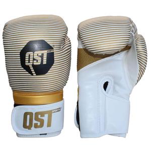 Guantes de boxeo de entrenamiento profesional con logotipo personalizado Diseño clásico de cuero de perforación dura para la práctica de artes marciales - Product Image 3