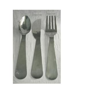 Fourchette cuillère en aluminium coulé de haute qualité avec finition polonaise miroir décoration murale finition polie au prix de gros - Product Image 5