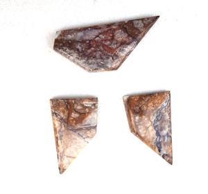 Venta al por mayor Natural Ocean Jasper Smooth Cabochon Impreso Fancy Shape Loose Brown Gemstone Beads para la fabricación de joyas - Product Image 5