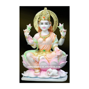 White Marble Laxmi Mata <b>Statue</b> - Product Image 1