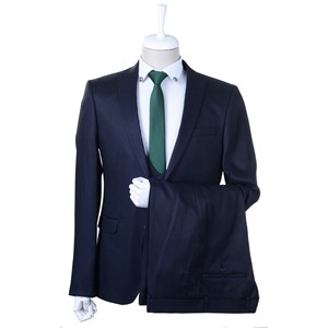 Nouvelle mode Viscose et polyester tissu tissé dernière conception costumes d'affaires Slim Fit Style luxe élite élégant hommes costume - Product Image 1