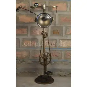 Indian style vintage industrial rustic Floor Lamp Design for cafe furniture bar furniture