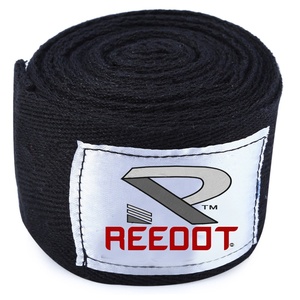 Envolturas de mano de boxeo, color rosa y morado, 4,5 m, 180 pulgadas, con logotipo personalizado - Product Image 6