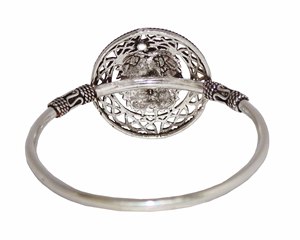 Bracelet visage de tigre sauvage Artisan Bracelet en argent sterling fait à la main Bijoux de mode inspirés de la jungle-Vente en gros - Product Image 3