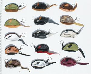 Monederos de cuero de ratón hechos a mano Unisex con cierre de cremallera pequeños recuerdos cartera bolsa accesorios directos de Ecuador - Product Image 2